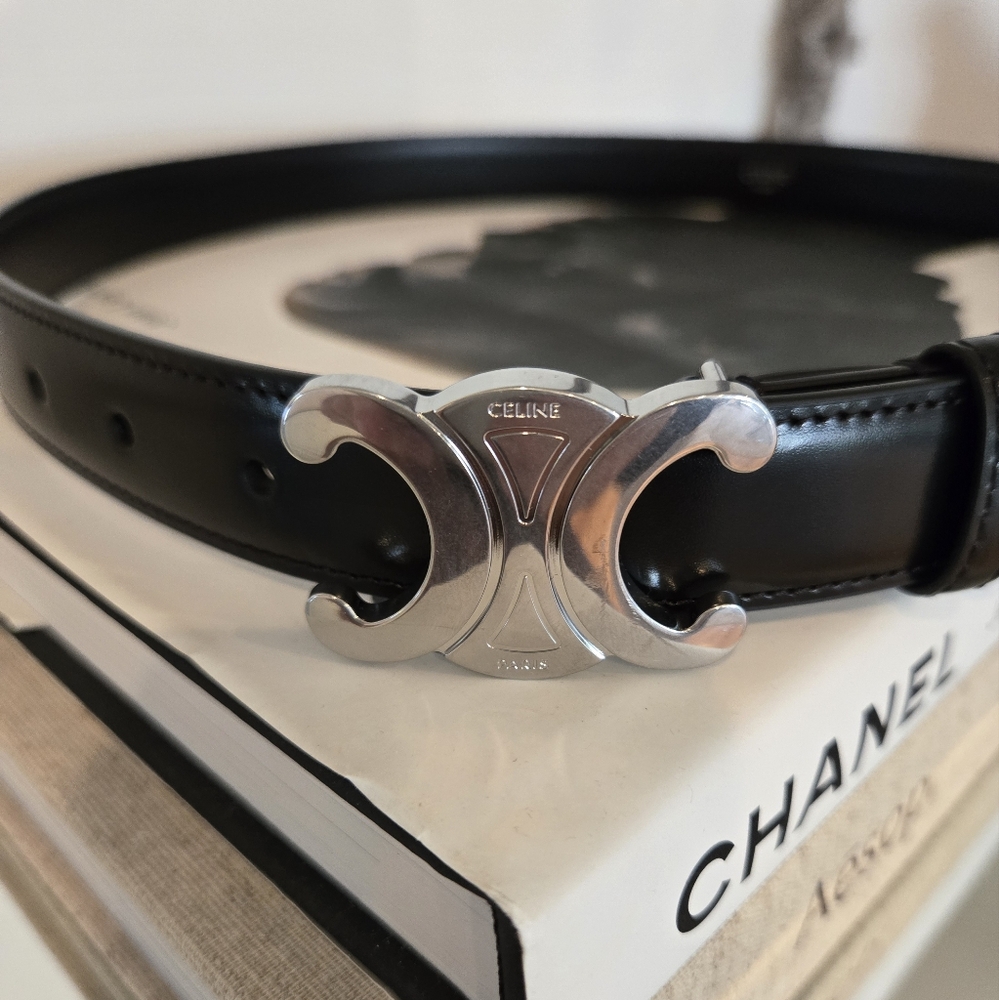 Celine Belt Black Size 80